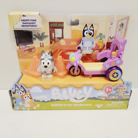 Moose Enterprise Toys Bluey Muffins Cat Squad Bike With Muffin 25